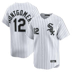 Chicago White Sox #12 Colson Montgomery Player White Fotopoulosg Stripe Limited Home Stitched Jerseys