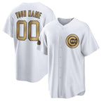 Custom Chicago Cubs Active Player White Fotopoulosg 2022 All-Star Cool Base Stitched Jersey