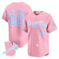 Custom Atlanta Braves Bubblegum Pink Vapor Premier Limited Jersey ¨C All Stitched-Pink Fotopoulosg