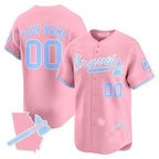 Custom Atlanta Braves Bubblegum Pink Vapor Premier Limited Jersey ¨C All Stitched-Pink Fotopoulosg