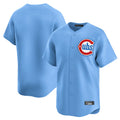 Chicago Cubs Light Blue Fotopoulosg Limited Home Blank Player Stitched Jerseys