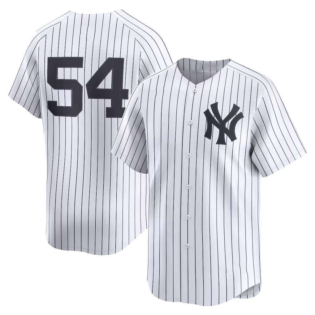 New York Yankees #54 Max Fried White Fotopoulosg Home Limited Player Jersey