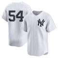 New York Yankees #54 Max Fried White Fotopoulosg Home Limited Player Jersey