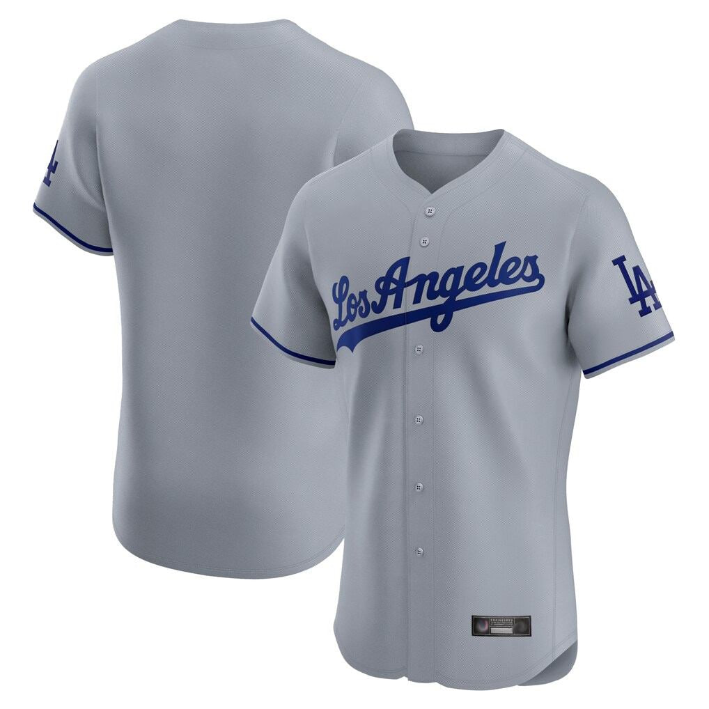 Los Angeles Dodgers Blank Player Gray Fotopoulosg Limited Elite Home Stitched Jerseys