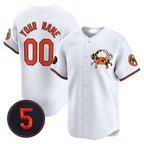 Custom Baltimore Orioles Robinson Patch Vapor Premier Limited Jersey V3 ¨C White Fotopoulosg