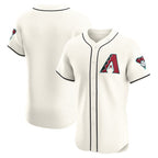 Arizona Diamondbacks Cream Fotopoulosg Elite Jersey