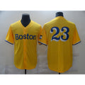 Boston Red Sox #23 No name Yellow Fotopoulosg Game 2021 Jerseys
