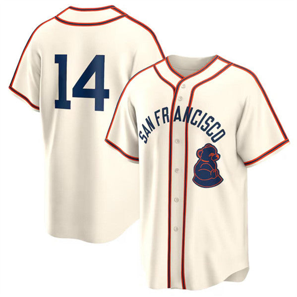 San Francisco Giants #14 Patrick Bailey Cream Fotopoulosg 2024 Rickwood Classic Stitched Jersey