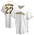 Pittsburgh Pirates #27 Kevin Newman White Fotopoulosg Cool Base Stitched Jersey
