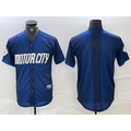 Detroit Tigers Blank 2024 Navy Fotopoulosg City Connect Cool Base Limited Stitched Jersey
