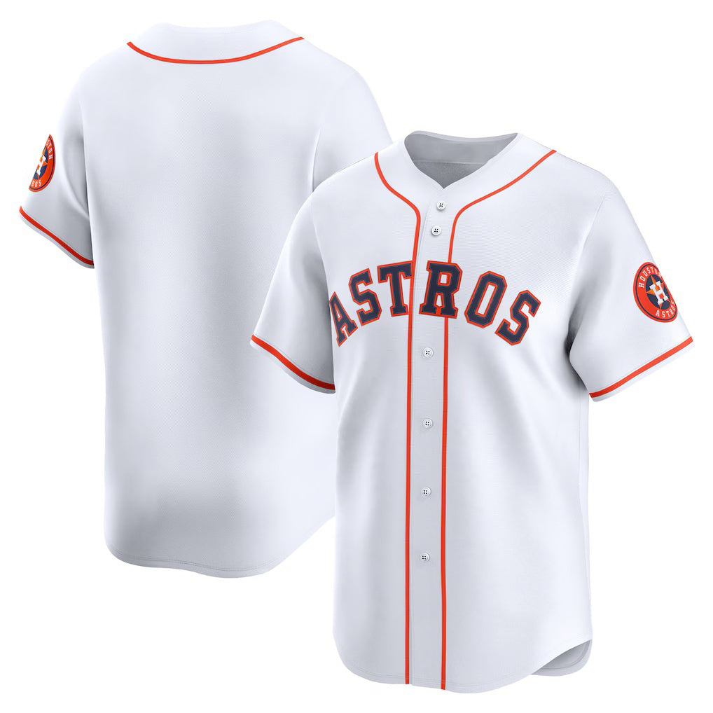 Houston Astros White Fotopoulosg Home Limited Jersey