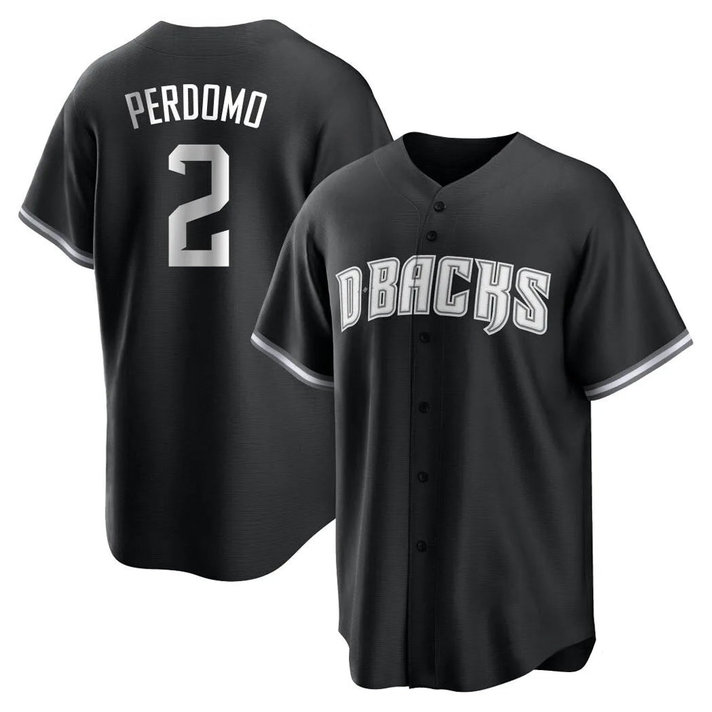 Arizona Diamondbacks #2 Geraldo Perdomo Player Black Fotopoulosg Game Home Stitched Jerseys
