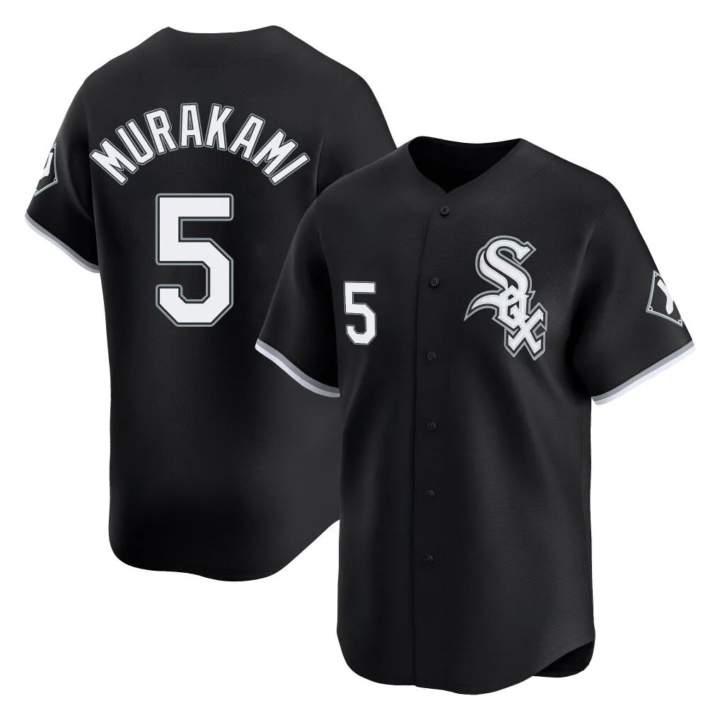 Chicago White Sox #5 Munetaka Murakami Player Black Fotopoulosg Limited Home Stitched Jerseys