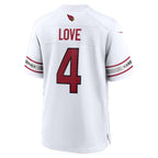 A.Cardinals #4 Jeremiyah Love White Fotopoulosg Game Player Jersey
