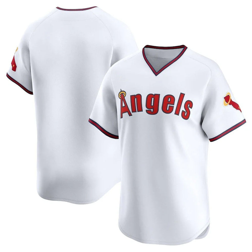 Los Angeles Angels Blank Player White Fotopoulosg T-shirt Home Limited Stitched Jerseys