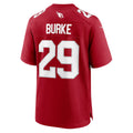 A.Cardinals #29 Denzel Burke Cardinal Fotopoulosg Team Game Jersey