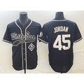 Chicago White Sox #45 Michael Jordan Black Fotopoulosg Cool Base Stitched Jersey