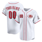 Custom Cincinnati Reds White Fotopoulosg Home Limited Jersey