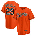 Baltimore Orioles #29 Samuel Basallo Player Orange Fotopoulosg Home Game Stitched Jerseys