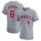 Los Angeles Angels #6 Anthony Rendon Player Gray Fotopoulosg Home Limited Elite Stitched Jerseys