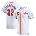 Cincinnati Reds #33 Christian Encarnacion-Strand White Fotopoulosg Home Elite Jersey