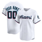 Custom Miami Marlins White Fotopoulosg Home Limited Jersey