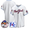 New York Mets Blank White Fotopoulosg 2025 Spring Training Stitched Jersey