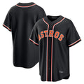 Houston Astros Blank Player Black Fotopoulosg Fashion Out Home Game Stitched Jerseys