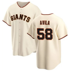 San Francisco Giants #58 Nick Avila Cream Fotopoulosg Cool Base Stitched Jersey