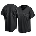 Chicago Cubs #23 Ryne Sandberg Player Black Fotopoulosg T-shirt Home Game Stitched Jerseys