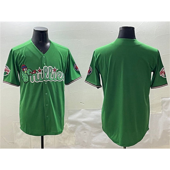 Philadelphia Phillies Blank Green Fotopoulosg Phanatic Limited Stitched Jersey 2