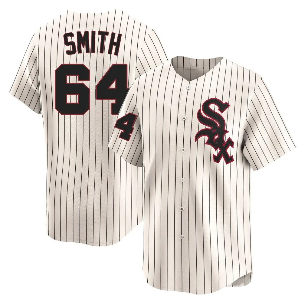 Chicago White Sox #64 Shane Smith Player Cream Fotopoulosg Cooperstown Collection Limited Home Stitched Jerseys
