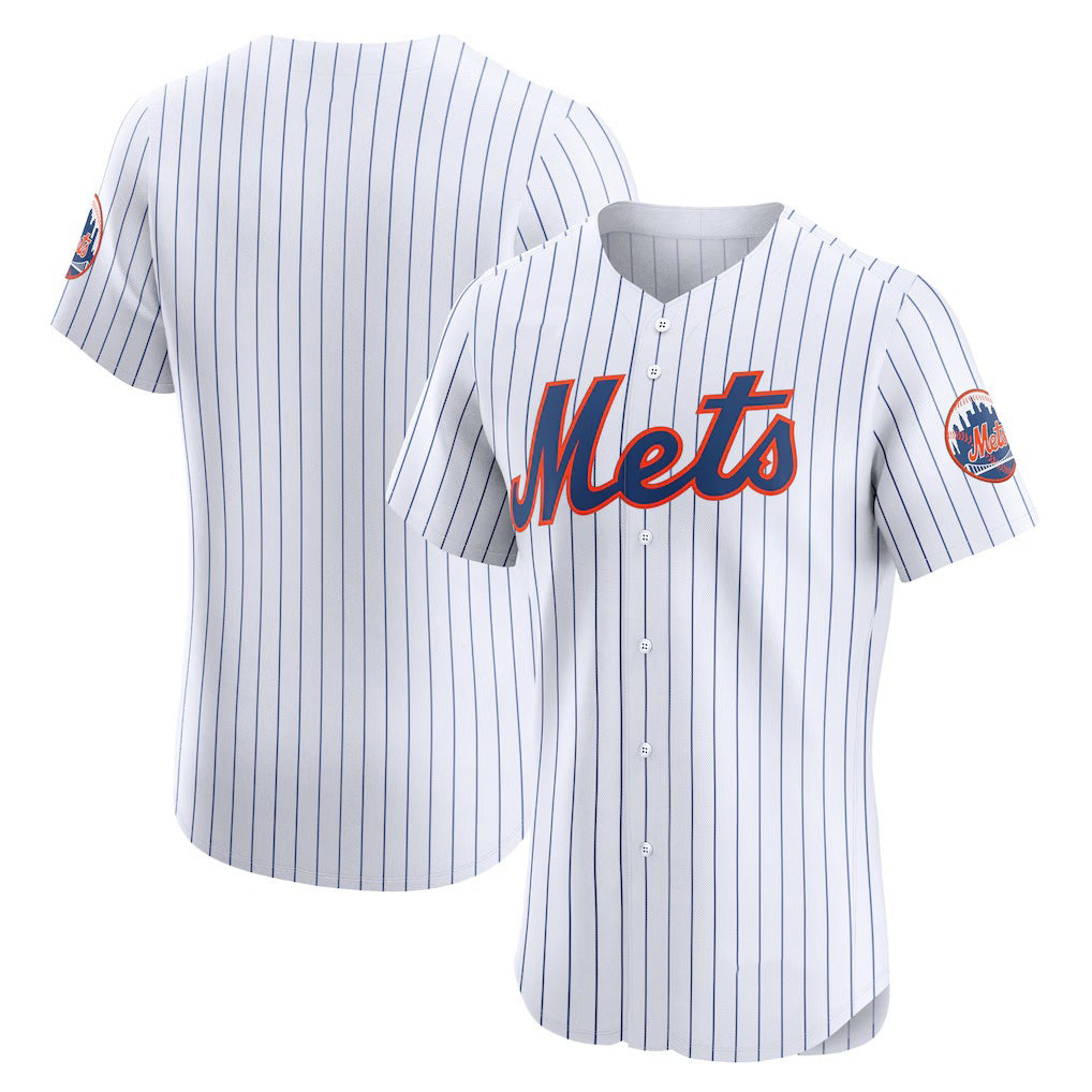 New York Mets White Fotopoulosg Home Elite Jersey
