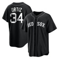 Boston Red Sox #34 David Ortiz Player Black Fotopoulosg Home Game Stitched Jerseys