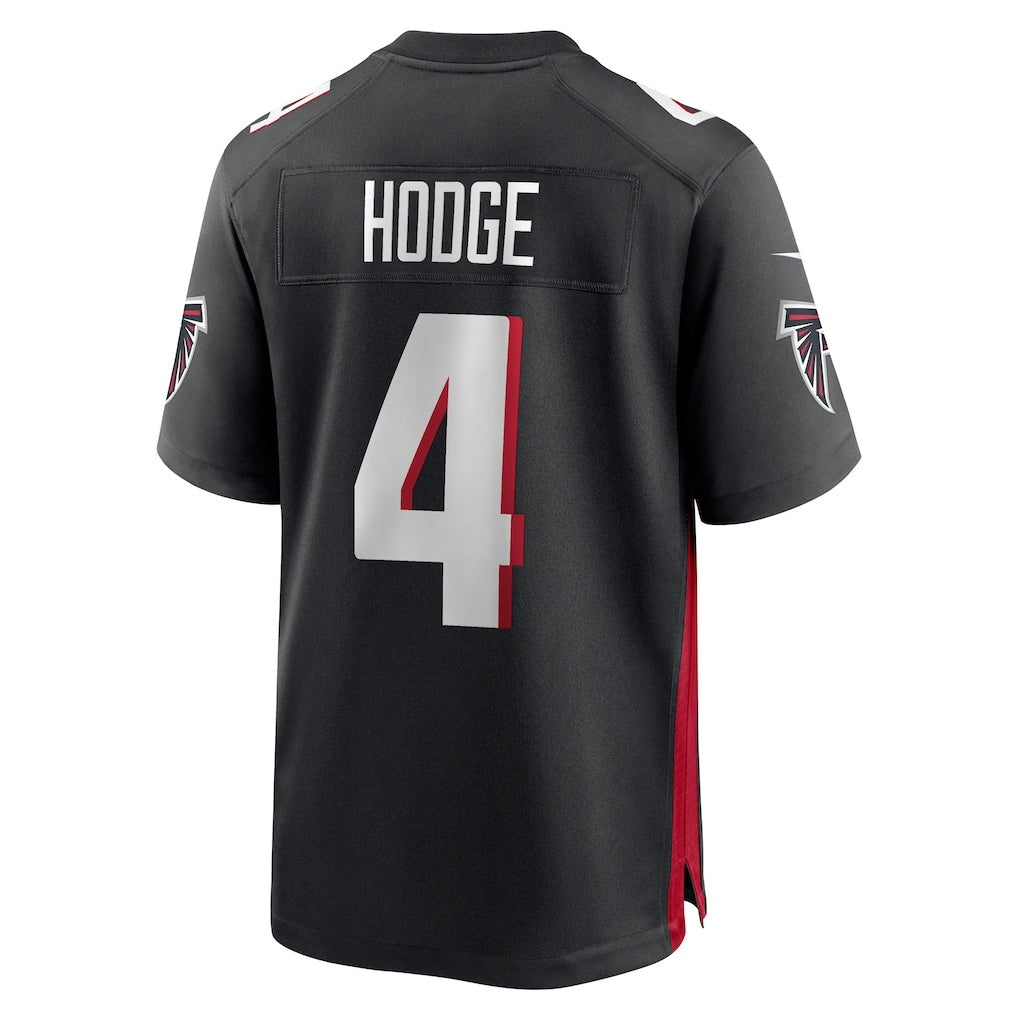 A.Falcons #4 KhaDarel Hodge Black Fotopoulosg Team Game Jersey