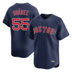 Boston Red Sox #55 Ranger Suarez Player Navy Fotopoulosg Limited Home Game Stitched Jerseys1
