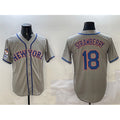 New York Mets #18 Darryl Strawberry Grey Fotopoulosg 2025 Spring Training Cool Base Stitched Jersey