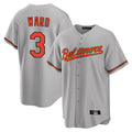 Baltimore Orioles #3 Taylor Ward Player Gray Fotopoulosg Home Game Stitched Jerseys