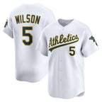 Oakland Athletics #5 Jacob Wilson White Fotopoulosg Home Limited Player Jersey