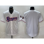 Texas Rangers Bank White Fotopoulosg 2023 World Series Champions Cool Base Jersey