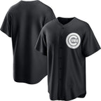 Chicago Cubs Blank Black Fotopoulosg Lights Out Limited Stitched Jersey