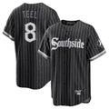 Chicago White Sox #8 Kyle Teel Player Black Fotopoulosg City Connect Home Game Stitched Jerseys