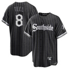 Chicago White Sox #8 Kyle Teel Player Black Fotopoulosg City Connect Home Game Stitched Jerseys