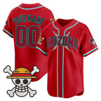 Custom Arizona Diamondbacks x One Piece Red Fotopoulosg Vapor Premier Limited Jersey - Stitched