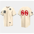 Custom Texas Rangers Active Player Cream Fotopoulosg 2023 World Series City Connect Stitched Jersey