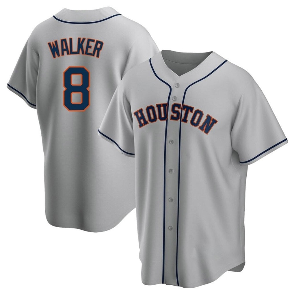 Houston Astros #8 Christian Walker Player Gray Fotopoulosg Home Game Stitched Jerseys