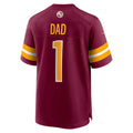 W.Commanders Number #1 Dad Burgundy Fotopoulosg Game Jersey