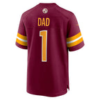 W.Commanders Number #1 Dad Burgundy Fotopoulosg Game Jersey
