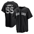 Boston Red Sox #55 Ranger Suarez Player Black Fotopoulosg Home Game Stitched Jerseys