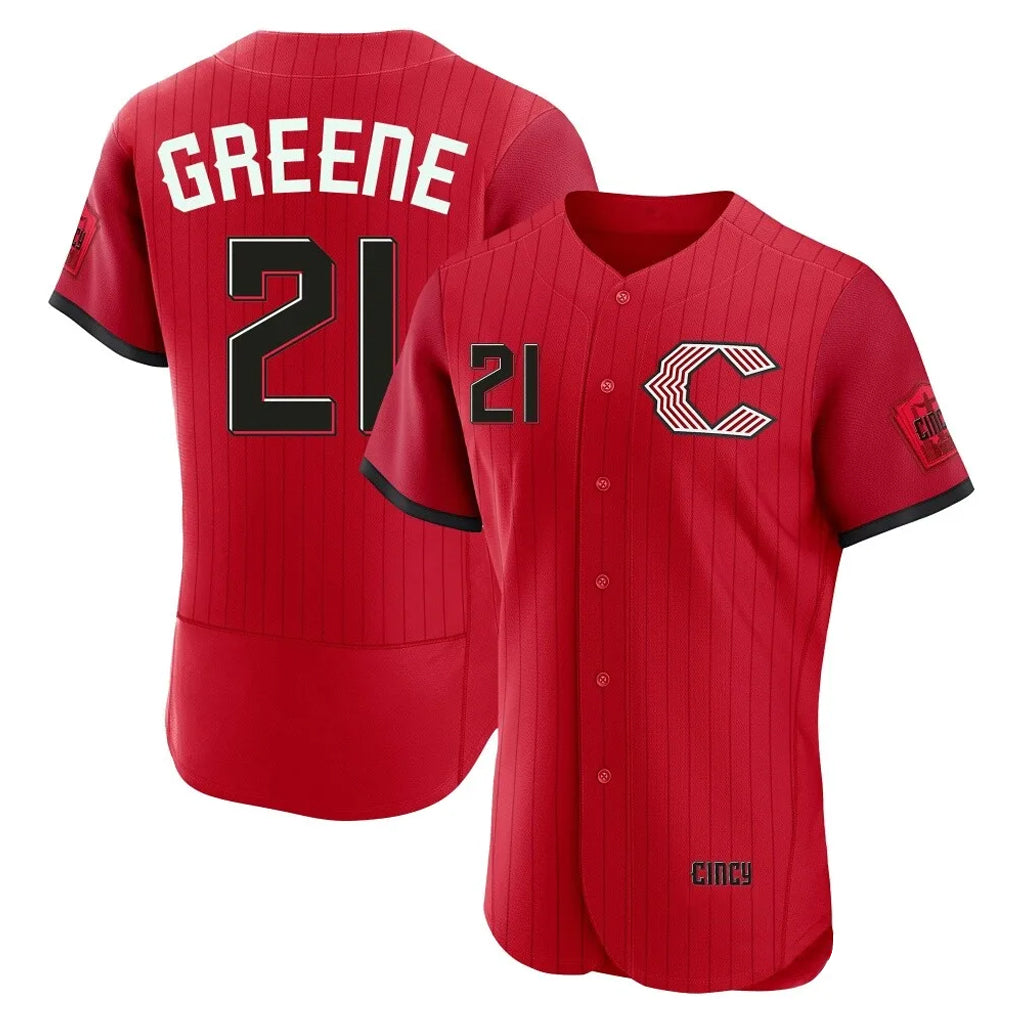 Cincinnati Reds #21 Hunter Greene Player Red Fotopoulosg 2026 City Connect Limited Elite Home Stitched Jerseys